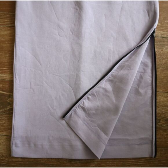 Nike HJ1385-533 Women Sz L-Tall Lilac Ice/Black Tech Fleece Tank Maxi Dress - Picture 16 of 16